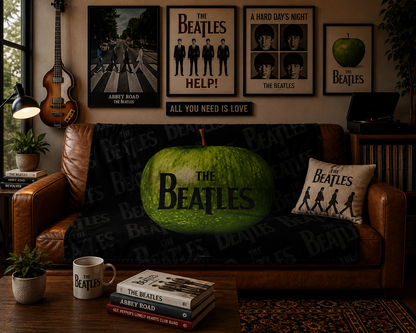 Rocksax The Beatles Blanket - Apple
