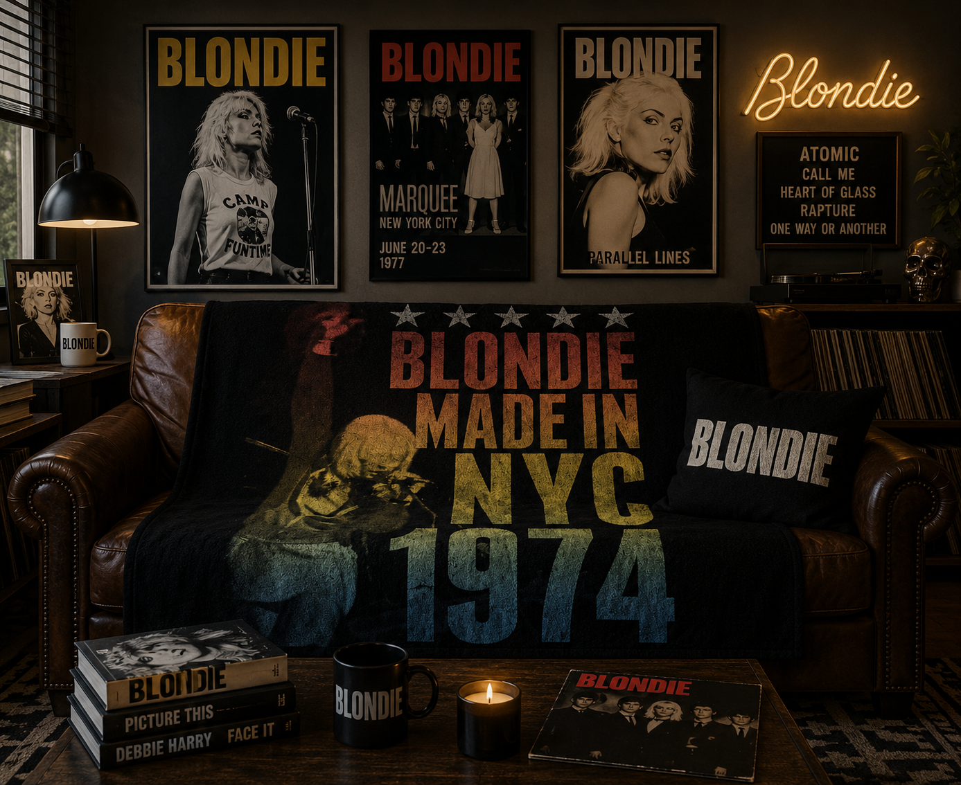 Rocksax Blondie Blanket - Made In NYC