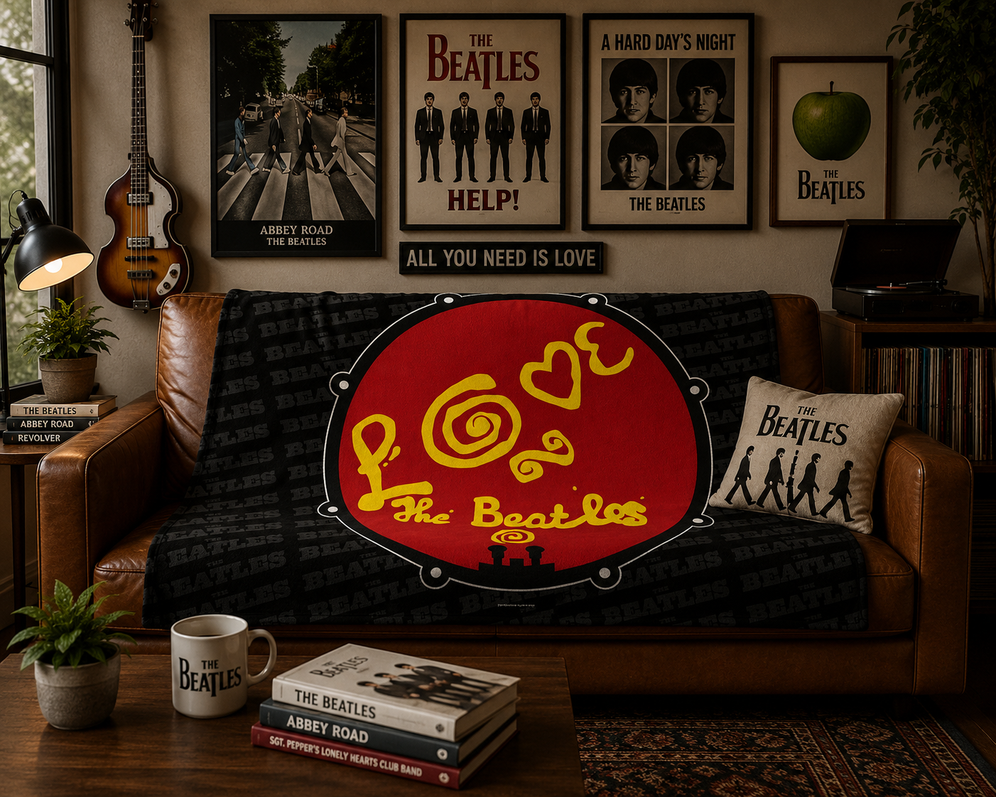 Rocksax The Beatles Blanket - Love