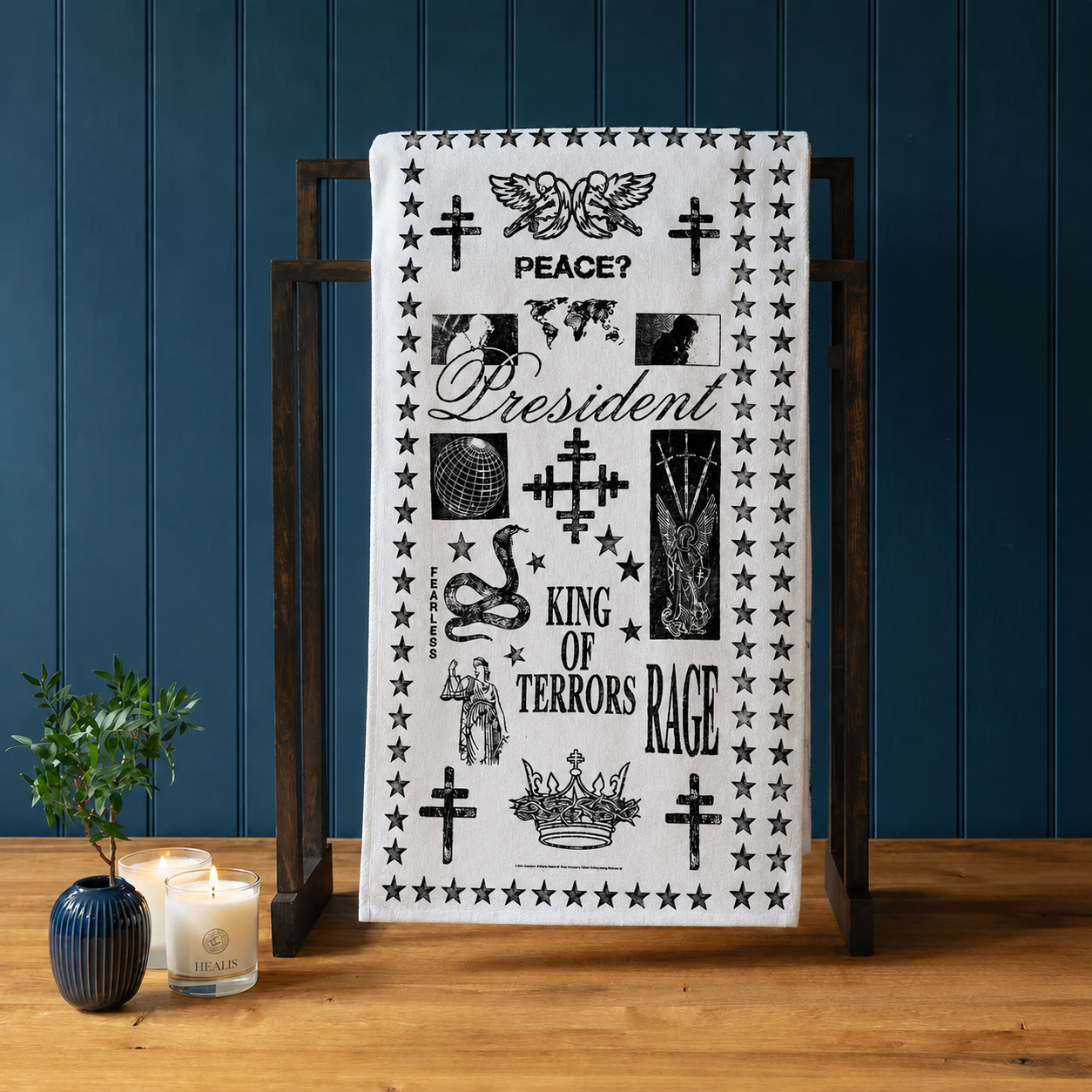 Rocksax President Towel - King Of Terrors