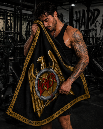 Rocksax Slayer Towel - Gold Eagle