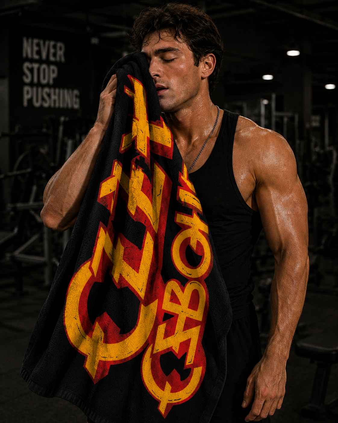 Rocksax Ozzy Osbourne Towel - Logo Black