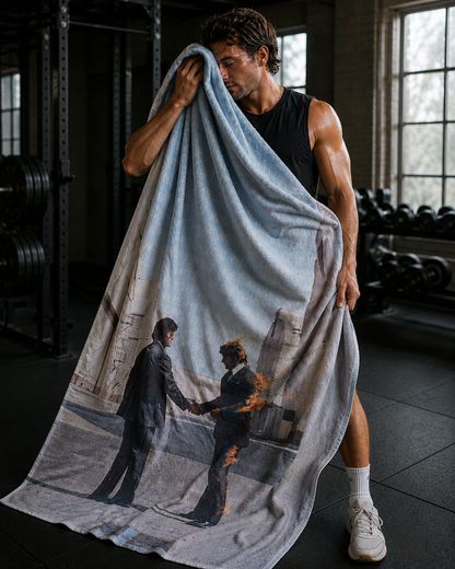 Rocksax Pink Floyd Towel - Wish You Were Here