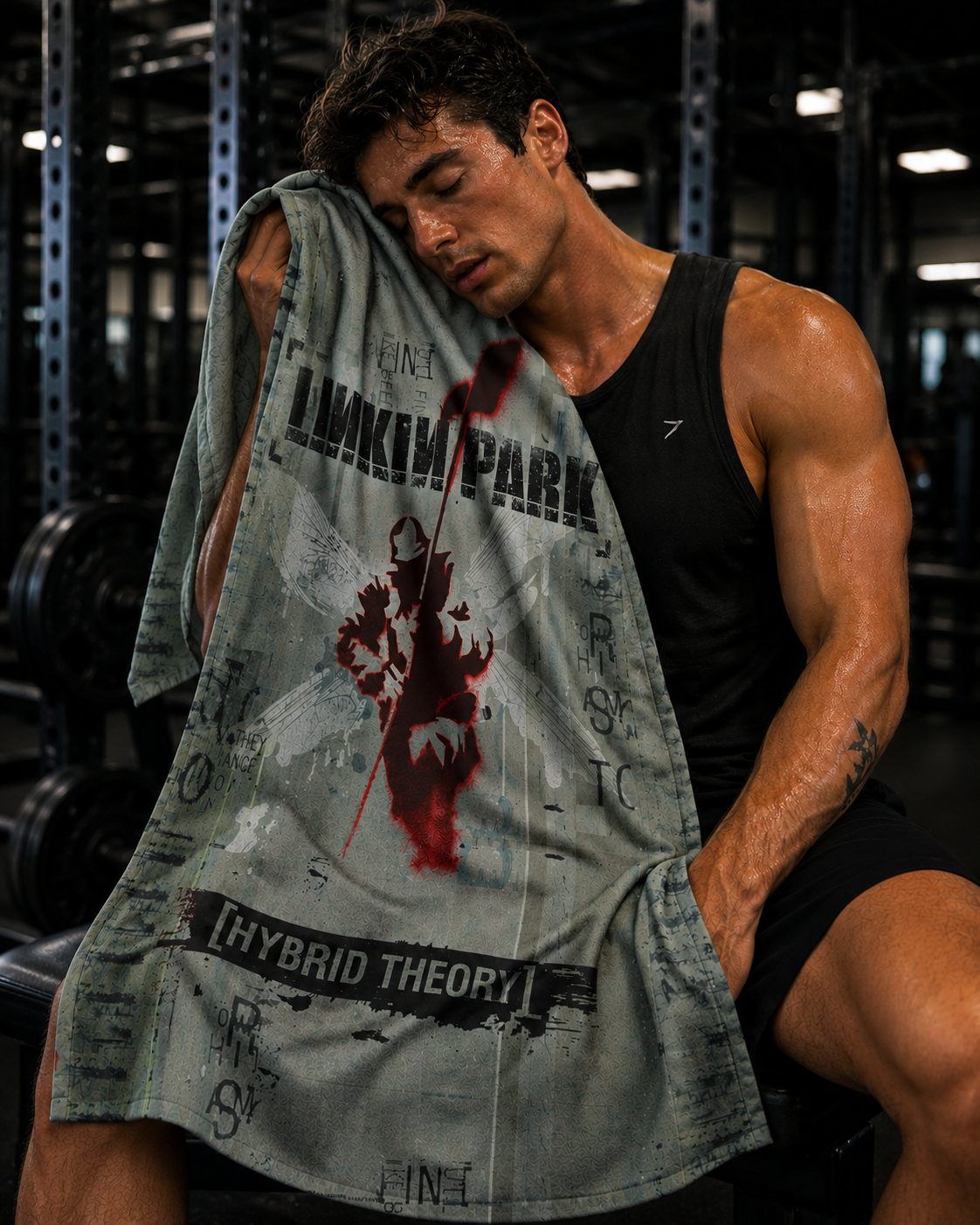Rocksax Linkin Park Towel - Hybrid Theory