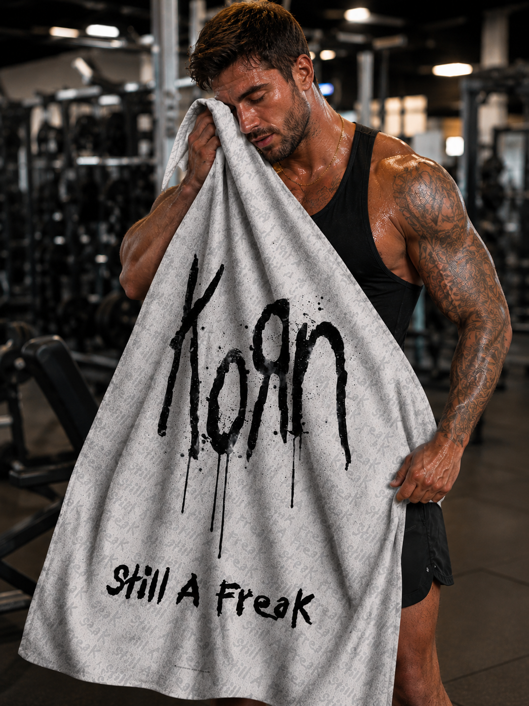 Rocksax Korn Towel - Still A Freak White