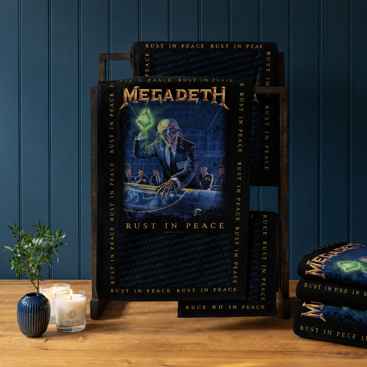 Rocksax Megadeth Towel - Rust In Peace
