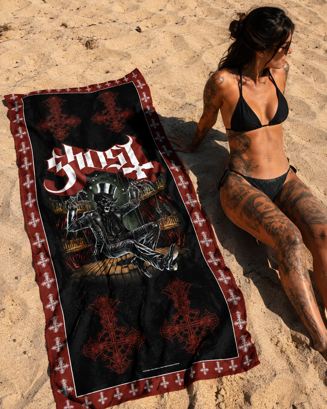 Rocksax Ghost Towel - String Man