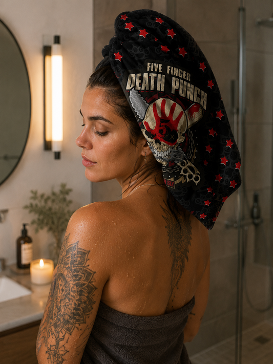 Rocksax Five Finger Death Punch Towel - Got Your Six