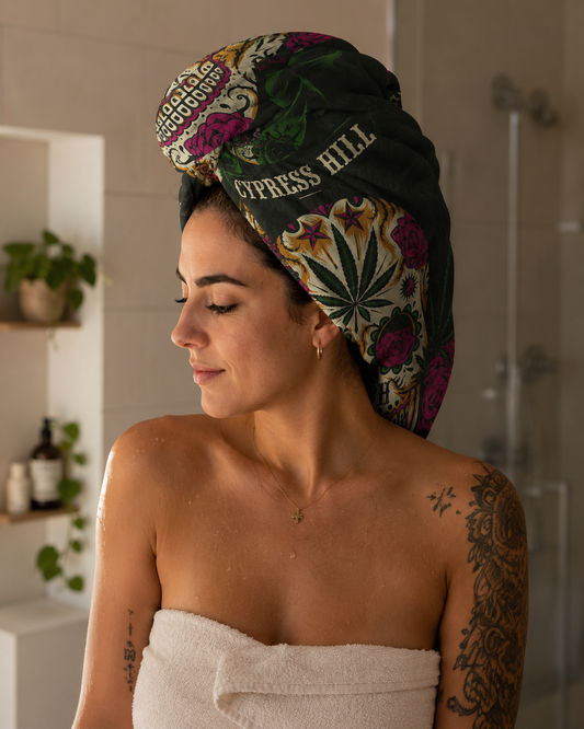 Rocksax Cypress Hill Towel - Tequila Sunrise Black
