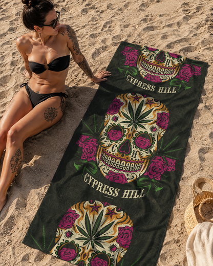 Rocksax Cypress Hill Towel - Tequila Sunrise Black