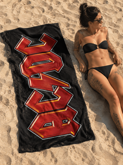 Rocksax AC/DC Towel - Logo Black