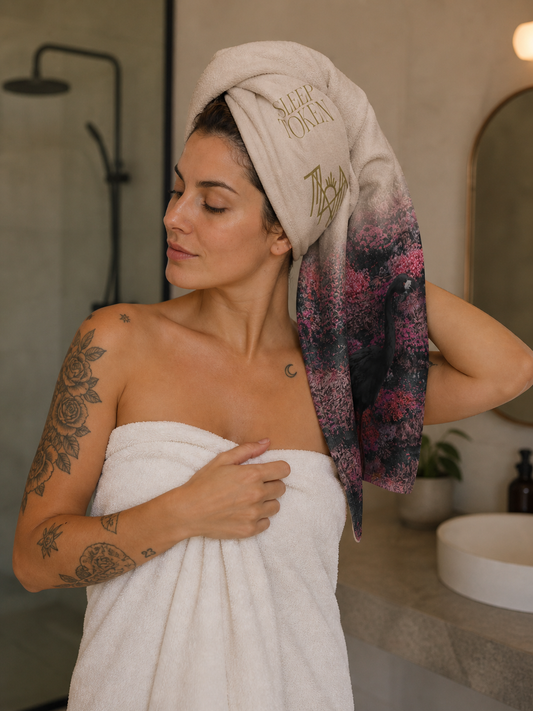 Rocksax Sleep Token Towel - Even In Arcadia Cover