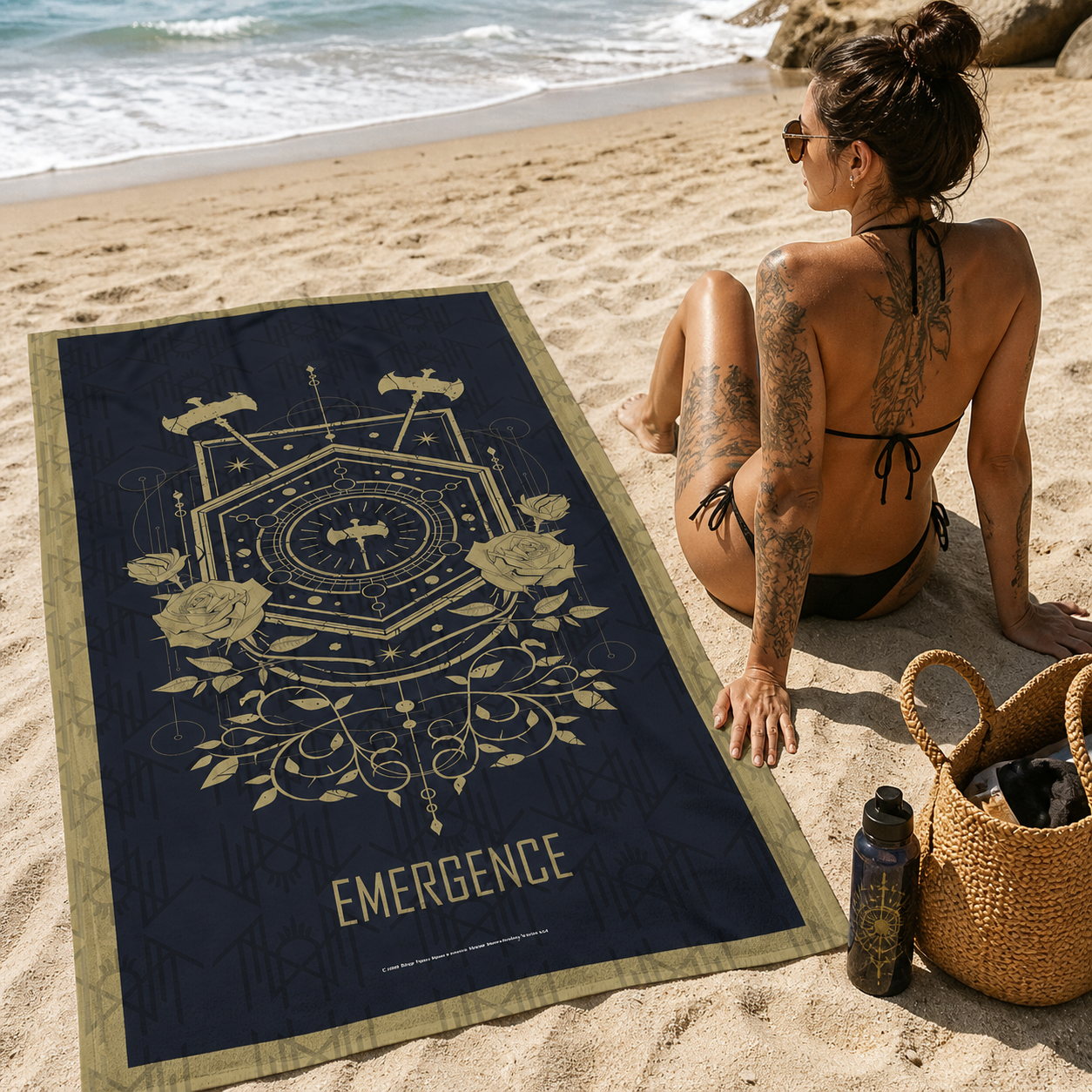 Rocksax Sleep Token Towel - Emergence