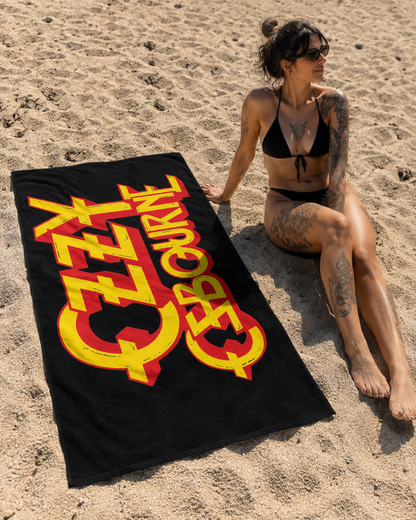 Rocksax Ozzy Osbourne Towel - Logo Black