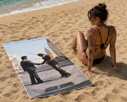 Rocksax Pink Floyd Towel - Wish You Were Here