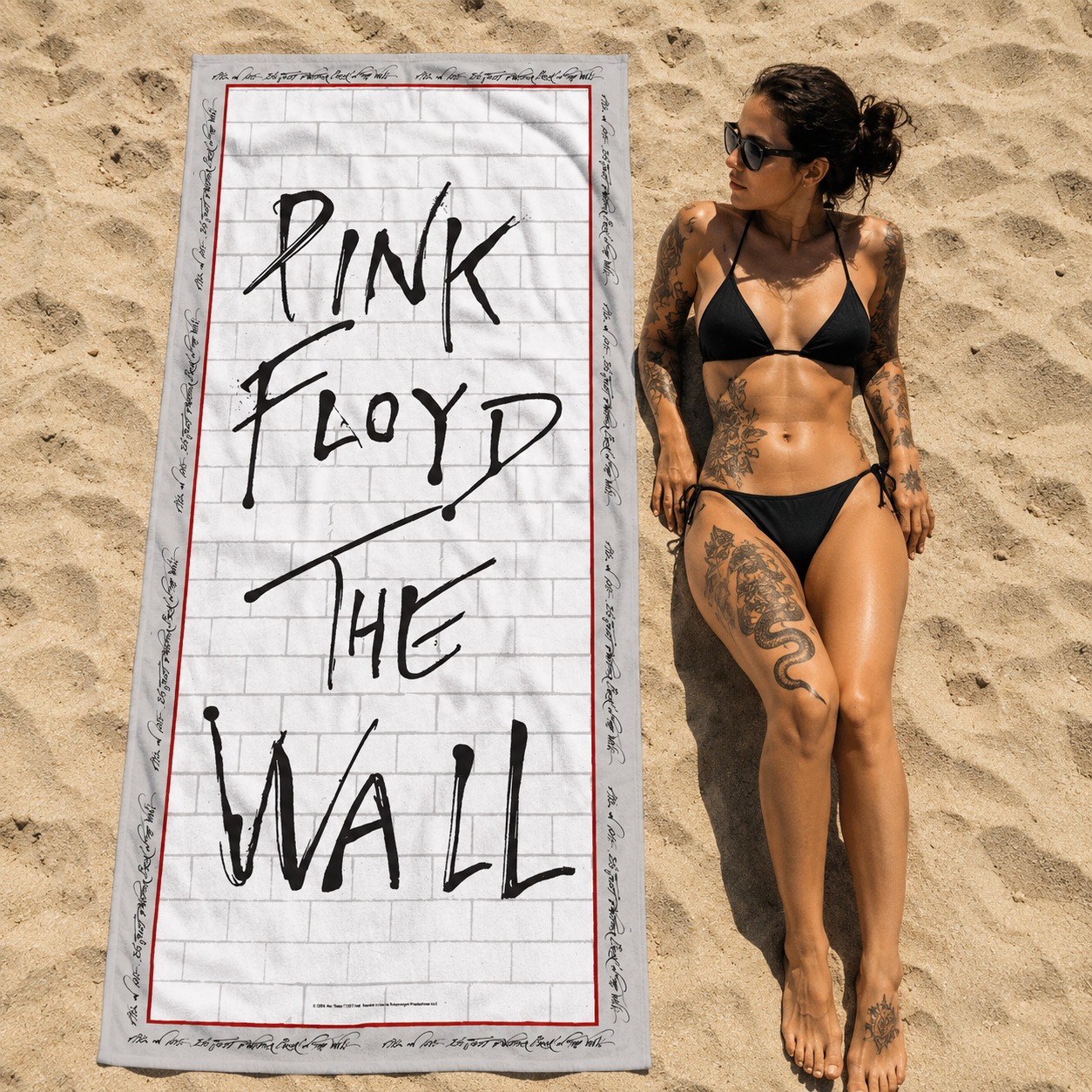 Rocksax Pink Floyd Towel - The Wall