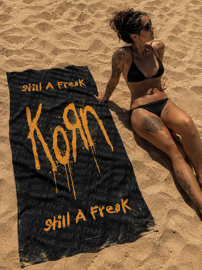 Rocksax Korn Towel - Still A Freak Orange