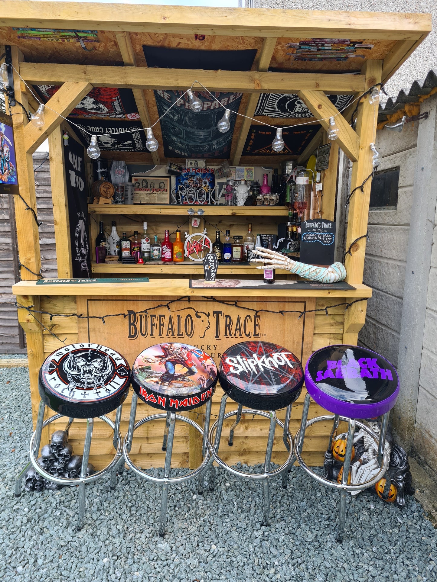 Rocksax Green Day Bar Stool - American Idiot