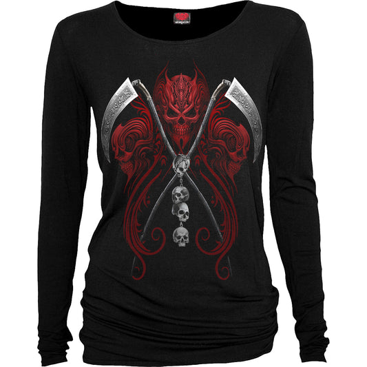 REAPERESS - Baggy Top Black