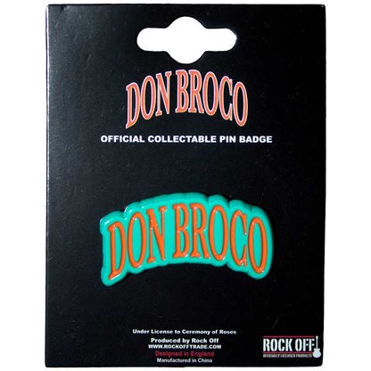 Don Broco Pin Badge - Orange Logo