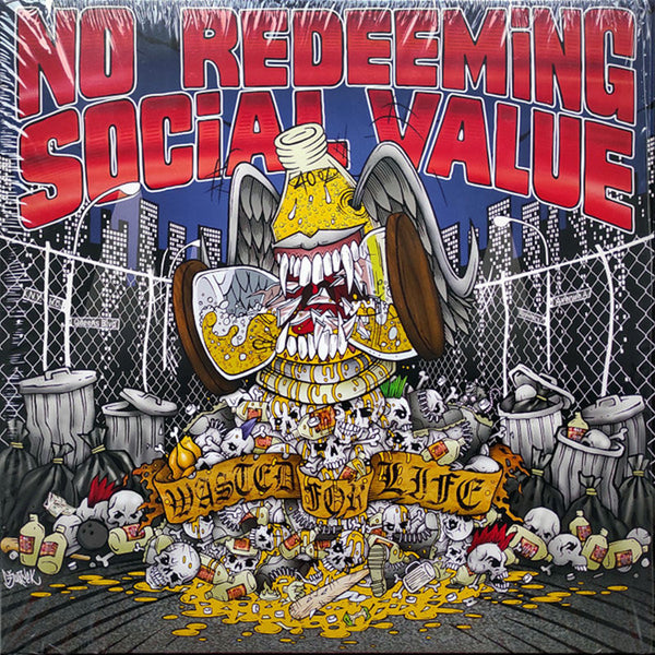 No Redeeming Social Value LP - Wasted For Life Picture Disc | Buy Now For 56.99