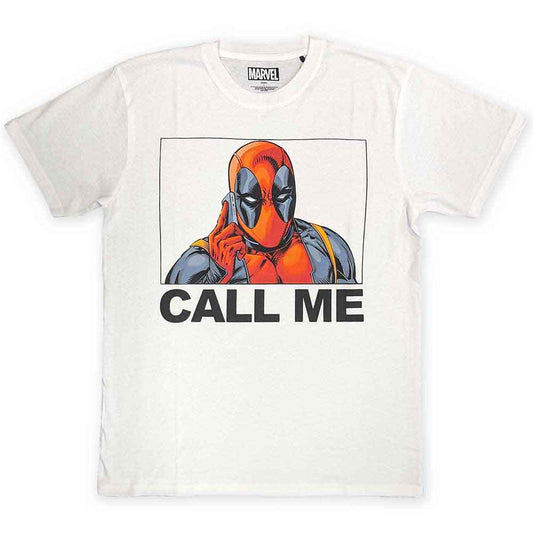 Marvel Comics T Shirt - Deadpool Call Me
