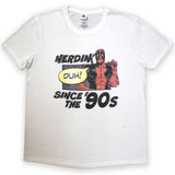 Marvel Comics T Shirt - Deadpool Nerdin' Since The '90s