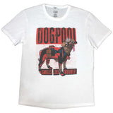 Marvel Comics T Shirt - Deadpool Dogpool Smells Like Trouble