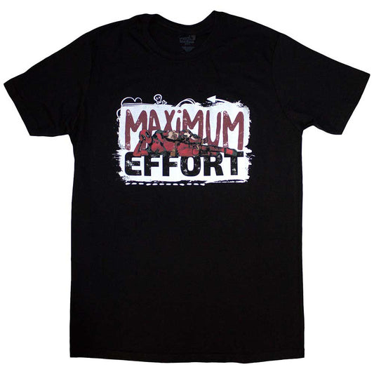 Marvel Comics T Shirt - Deadpool Maximum Effort