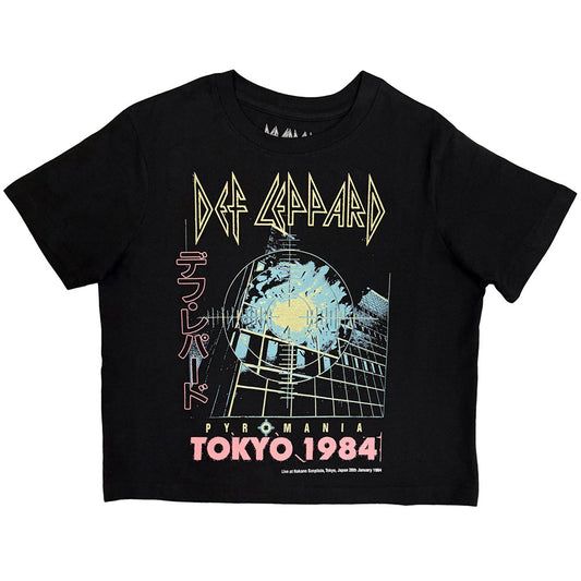 Def Leppard Women's Crop Top - Tokyo