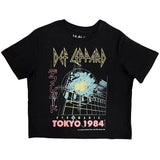 Def Leppard Women's Crop Top - Tokyo