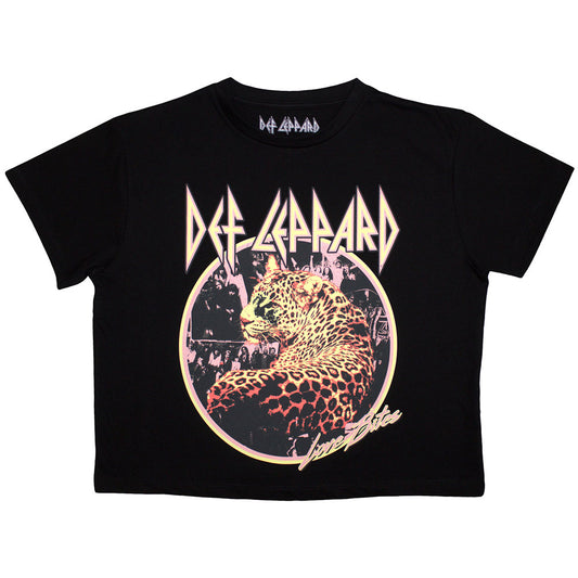 Def Leppard Women's Crop Top - Love Bites | Buy Now For 24.99