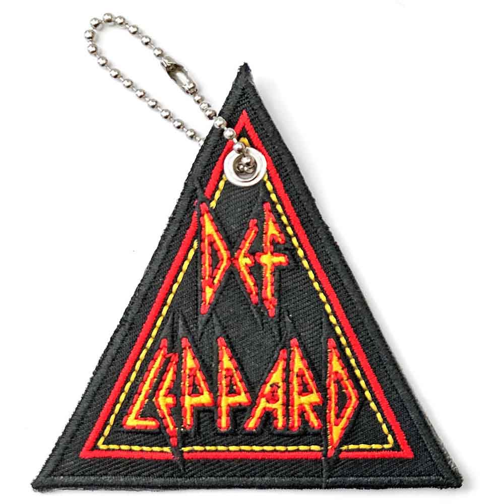 Def Leppard Patch Keychains - Tri Logo