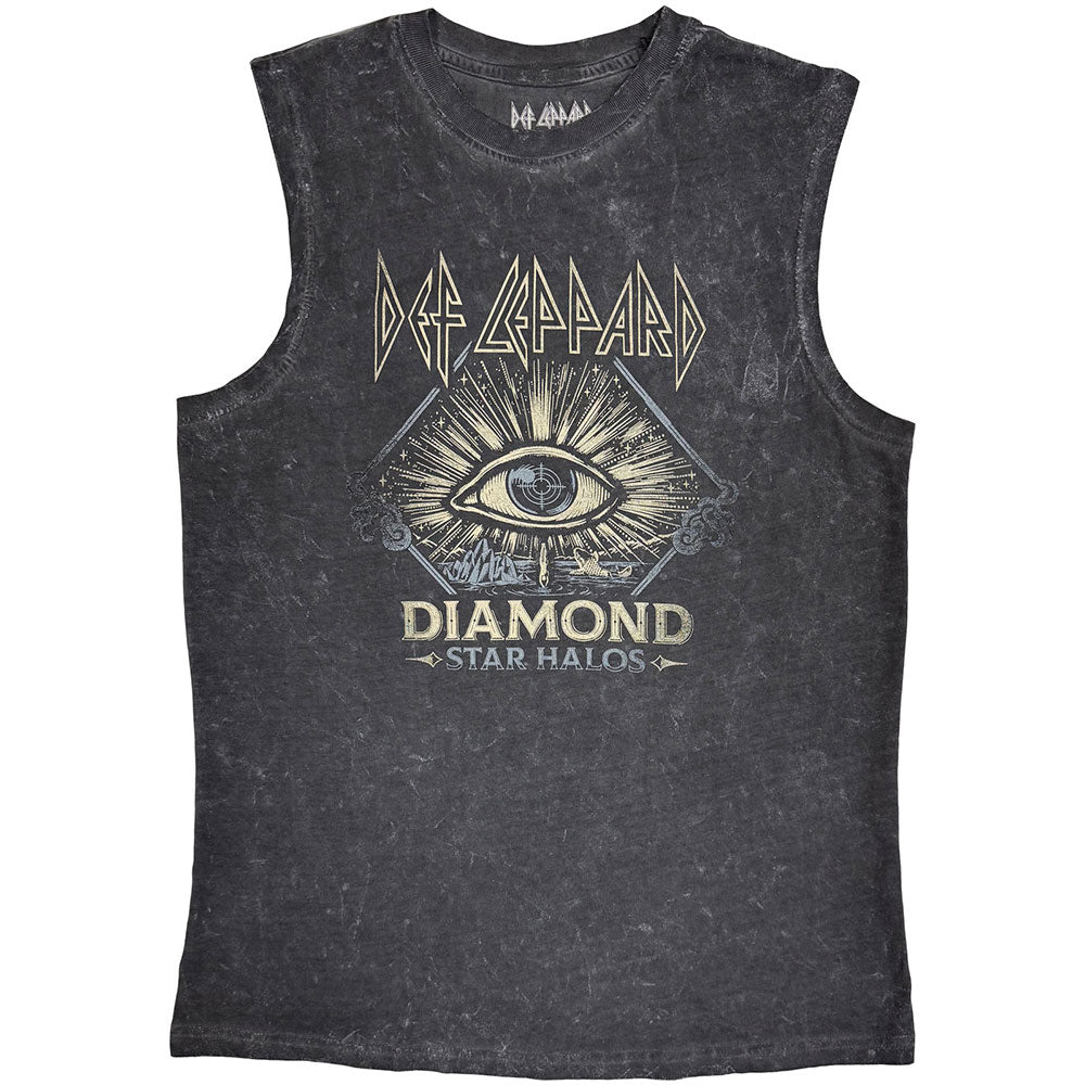 Def Leppard Vest Top - Diamond Star Halos