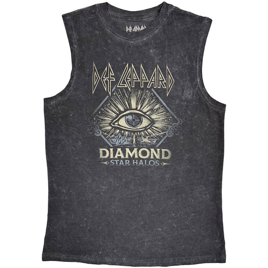Def Leppard Vest Top - Diamond Star Halos