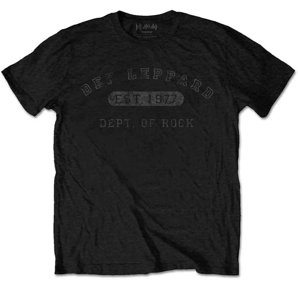 Def Leppard T Shirt - Collegiate Logo