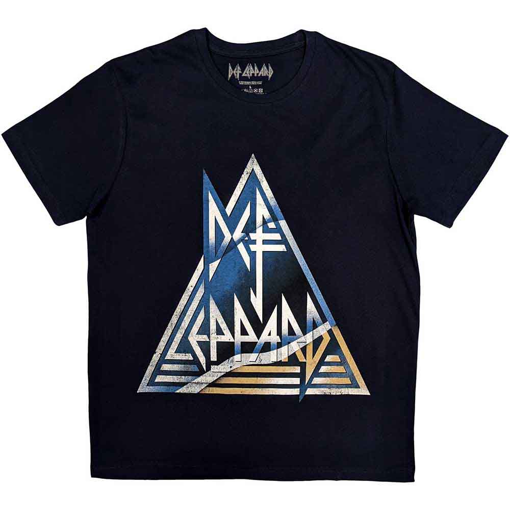 Def Leppard T Shirt - Triangle Logo