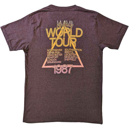 Def Leppard T Shirt - Hysteria World Tour