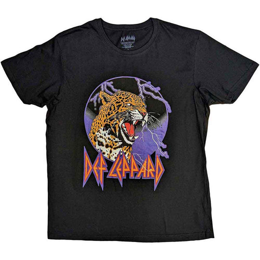 Def Leppard T Shirt - Lightning Leopard
