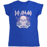 Def Leppard Woman's T Shirt - Pour Some Sugar On Me Skull Tour 2019