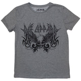 Def Leppard Woman's T Shirt - Tribal Skull