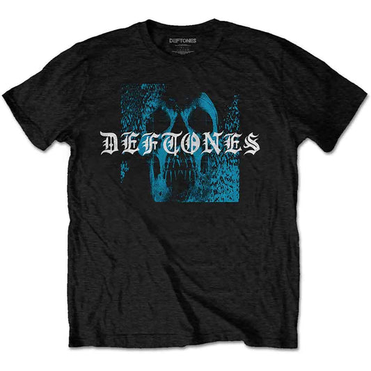 Deftones T Shirt - Static Skull