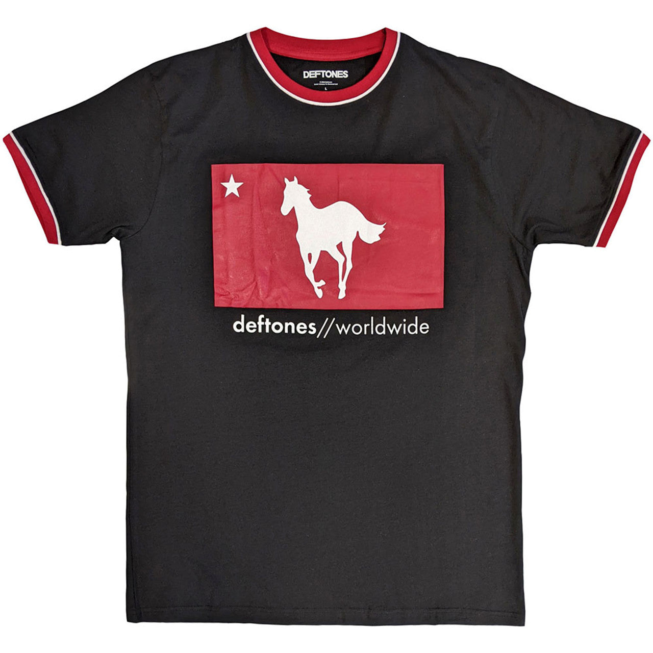 Deftones T Shirt - Star & Pony Ringer
