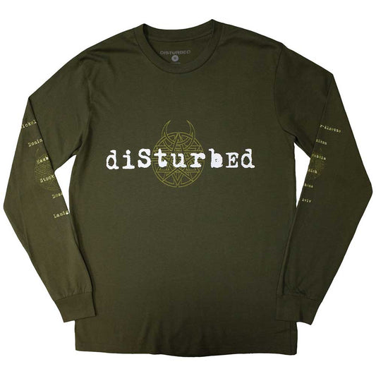 Disturbed Long Sleeve T Shirt - European Tour '23 Take Back