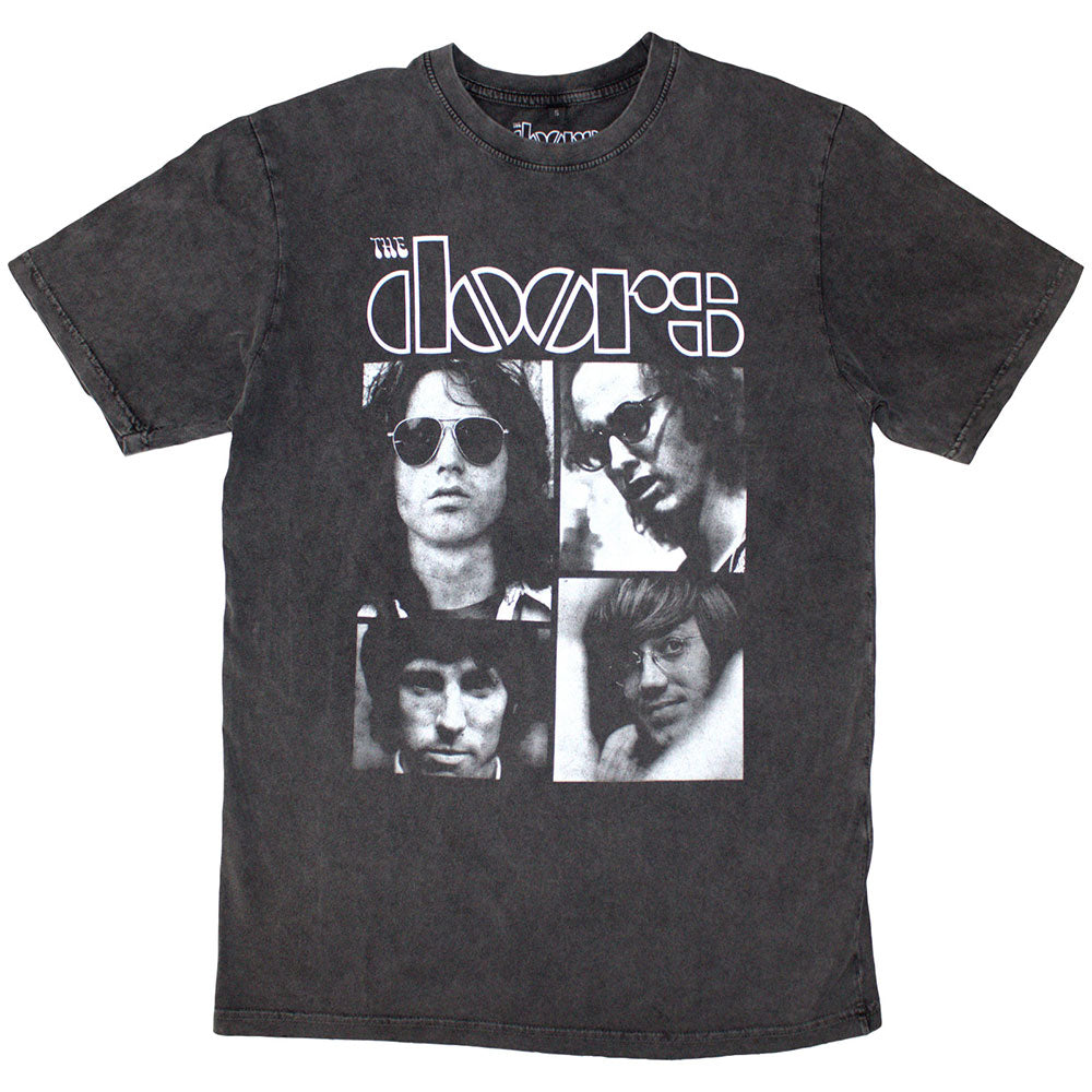 The Doors T Shirt - Squares Stone Wash