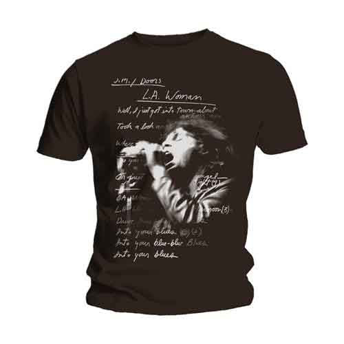 The Doors T Shirt - LA Woman Lyrics