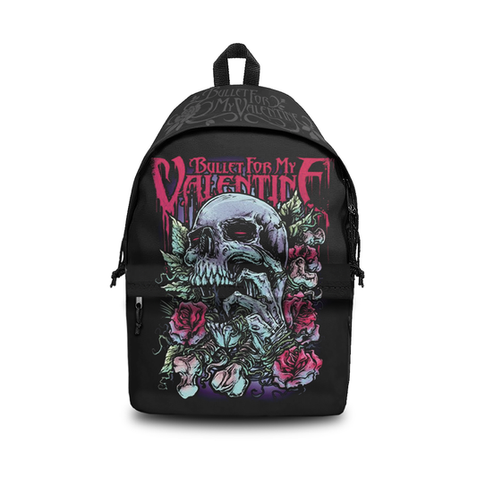 Rocksax Bullet For My Valentine Mini Daypack - Skull Red Eyes | Buy Now For 29.99