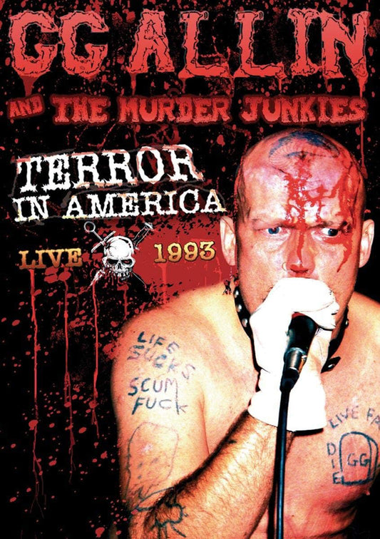 Gg Allin DVD - Terror In America: Live 1993 | Buy Now For 19.99