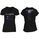 Dream Theater Woman's T Shirt - Rose Petals Moon