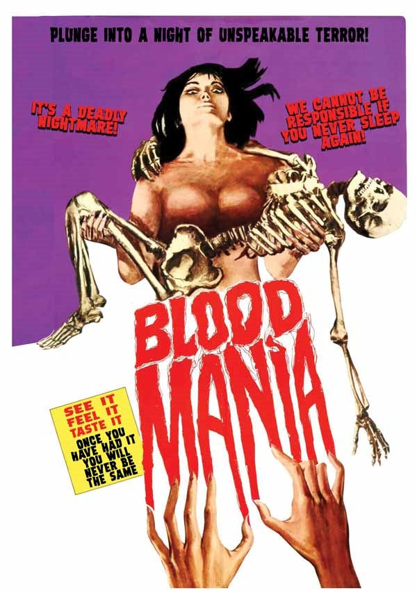 Feature Film DVD - Blood Mania | Buy Now For 19.99